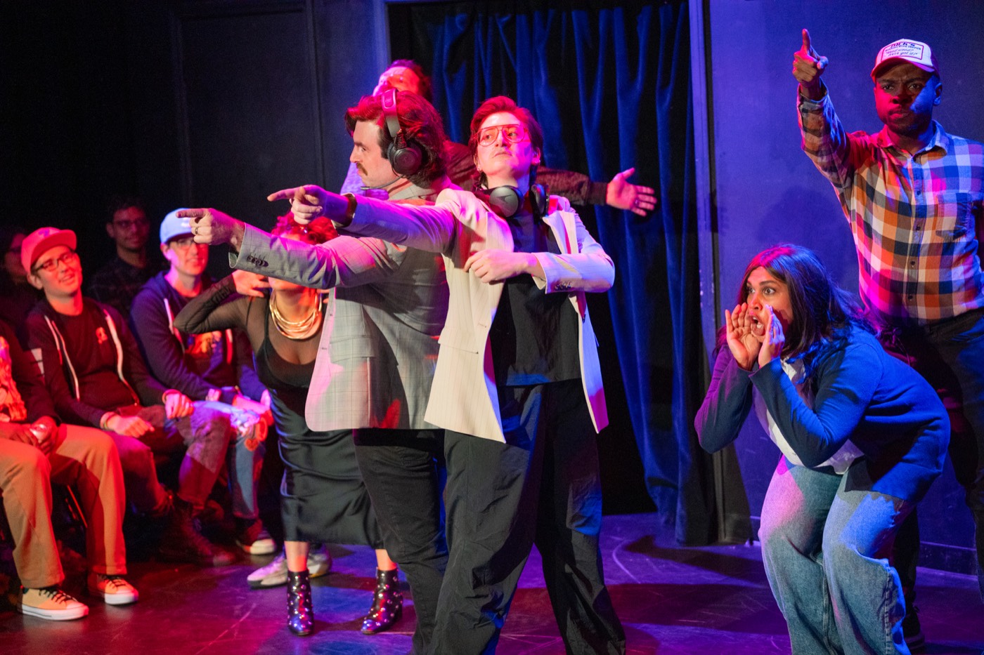 Ensemble performance from Heated Rivalry: The Musical Parody!